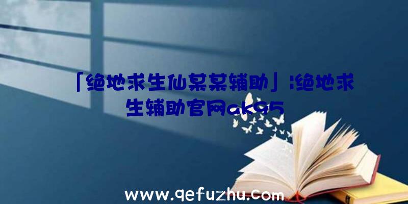 「绝地求生仙某某辅助」|绝地求生辅助官网ak95